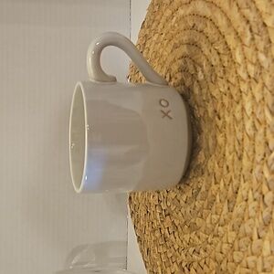 Hearth & Hand Stoneware Cream Body Pink XO Coffee Tea Mug